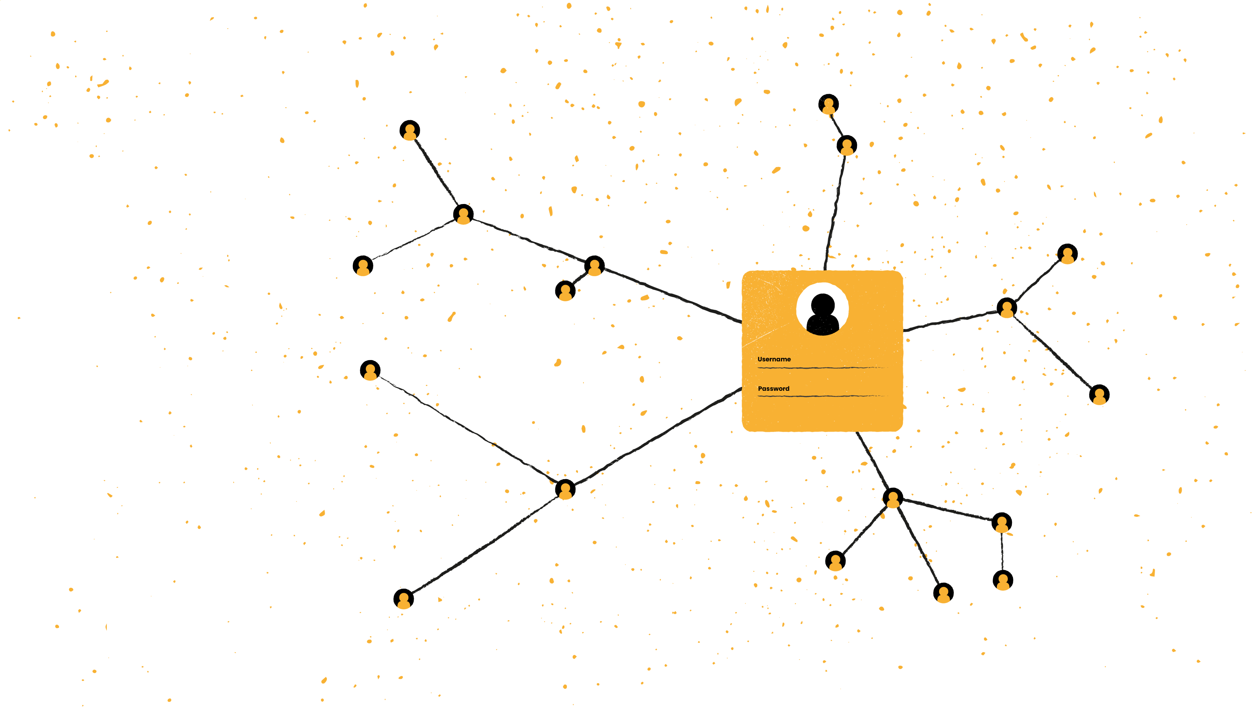 The user profile image is now connected to dozens of users.