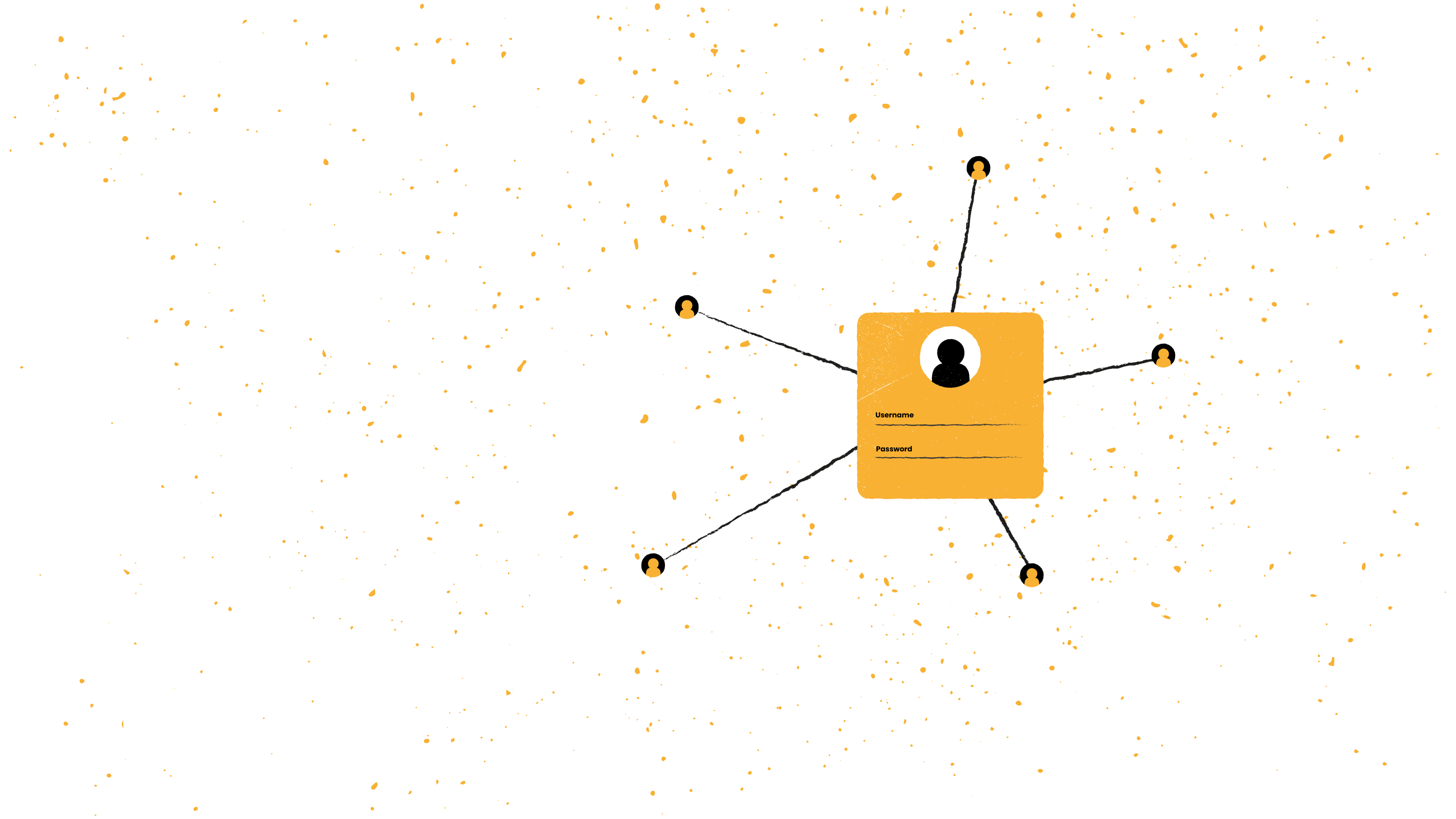 The user profile image is now connected to another five users.